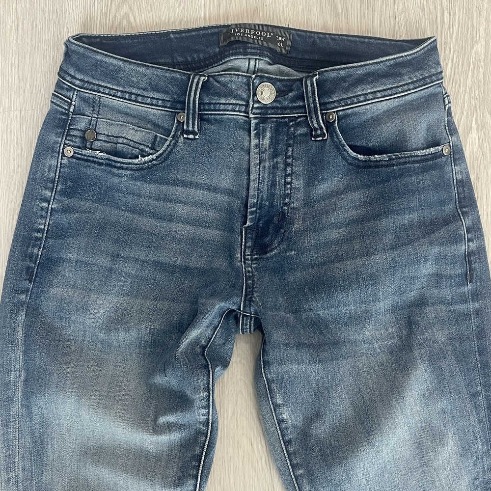 Liverpool Los Angeles Jeans Blue Denim Women's Size 28 Y2K